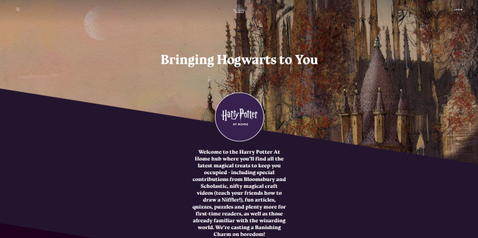 Harry Potter at Home : Un site à découvrir durant le confinement