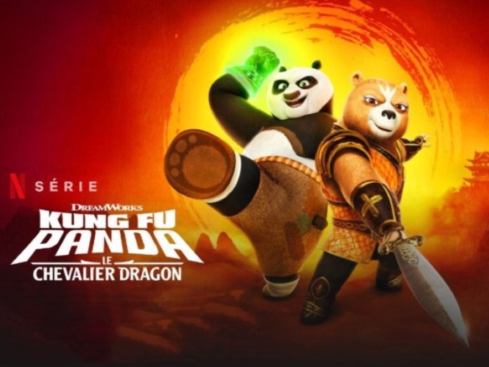 Une série animée Kung Fu Panda : le chevalier dragon bientôt disponible sur Netflix !