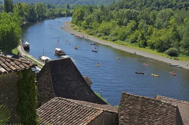 La Dordogne pour une balade en canoë